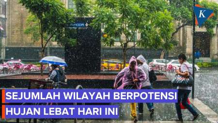 BMKG Peringatkan Sejumlah Wilayah Akan Hujan Lebat, Ini Daftarnya