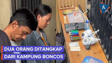 Momen Penangkapan Saat Polisi Gerebek Kampung Boncos