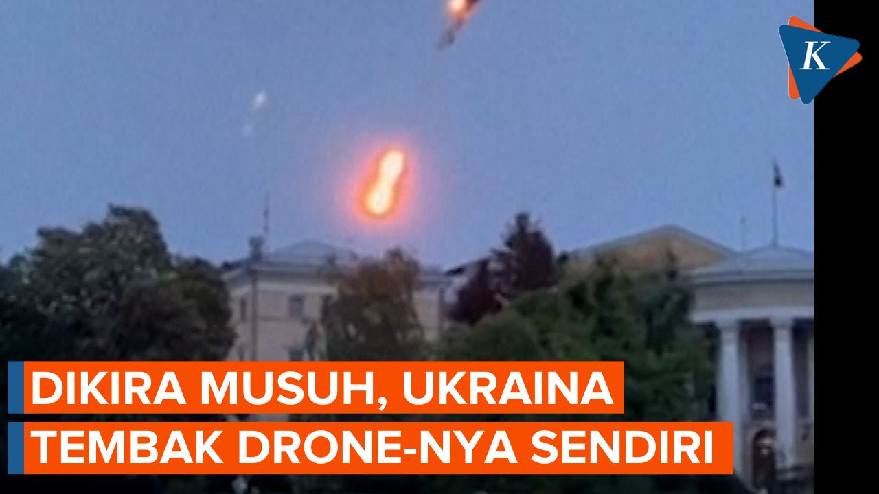 Terbang di Dekat Kantor Presiden, Ukraina Tembak Jatuh Drone-nya Sendiri