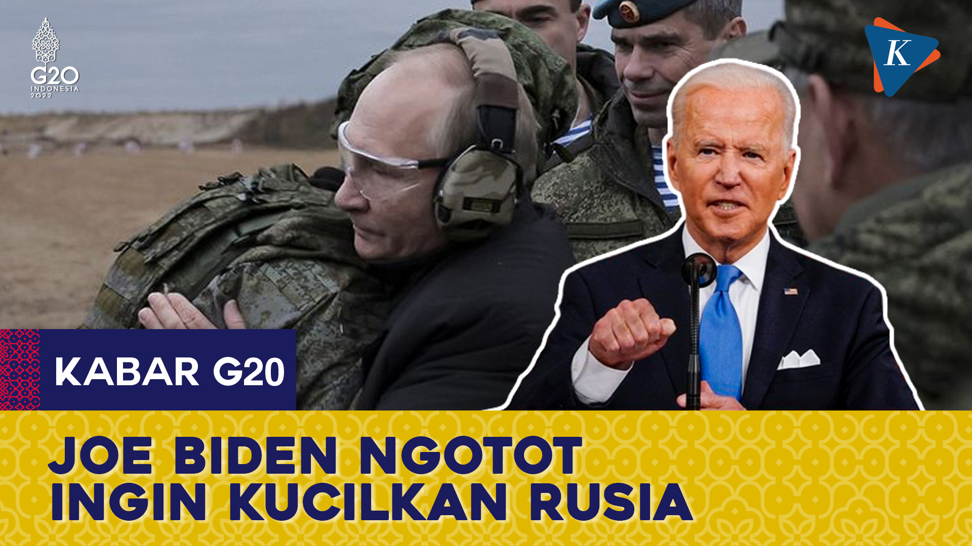 Perang Rusia-Ukraina Jadi Penghalang Alotnya Susun Pernyataan Bersama KTT G20