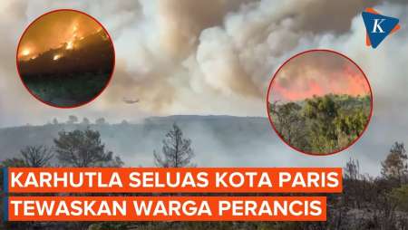 Karhutla Seluas Kota Paris Melanda Perancis, 2.000 Petugas Dikerahkan