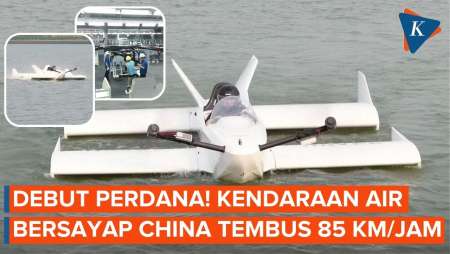 Pertama Di Dunia, China Pamer Kendaraan Unik, Bisa "Terbang" Di Atas Air