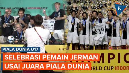 Momen Selebrasi Pemain Jerman Rayakan Kemenangan Piala Dunia U17