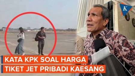 KPK Klarifikasi soal Harga Tiket Jet Pribadi Kaesang Rp 90 Juta per Orang