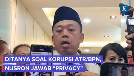Ditanya Soal Korupsi Di ATR/BPN, Nusron: Mohon Maaf Ya, Saya Punya Privasi