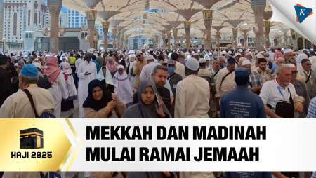 Suasana Mekkah dan Masjid Nabawi Jelang Ibadah Haji 2025