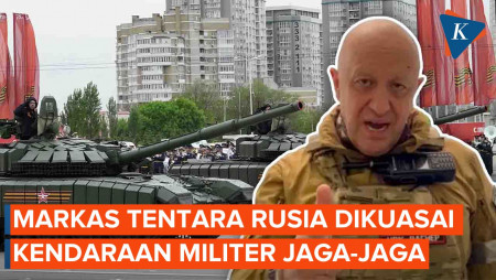 Grup Wagner Duduki Markas Militer, Rusia Terjunkan Armada Militernya