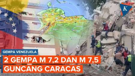 2 Gempa Dahsyat Guncang Venezuela, Terjadi Hanya Berselang 40 Detik!
