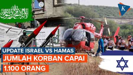 1.100 Korban Orang Tewas dalam Perang Hamas-Israel