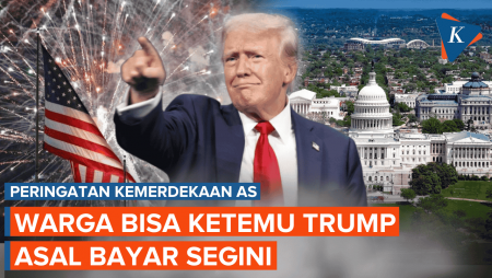Panitia HUT AS Buka Peluang Warga Bertemu Trump,  Tapi Ada Tarifnya