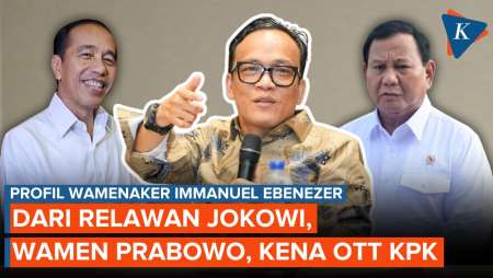 Profil Wamenaker Immanuel Ebenezer: Relawan Jokowi, Wamen Prabowo Kena OTT KPK