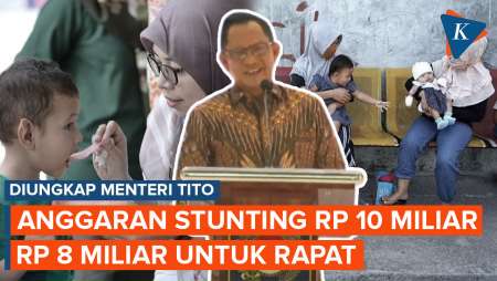 Diungkap Menteri Tito Anggaran Stunting Rp 10 M, Rp 8 M untuk Rapat dan Evaluasi