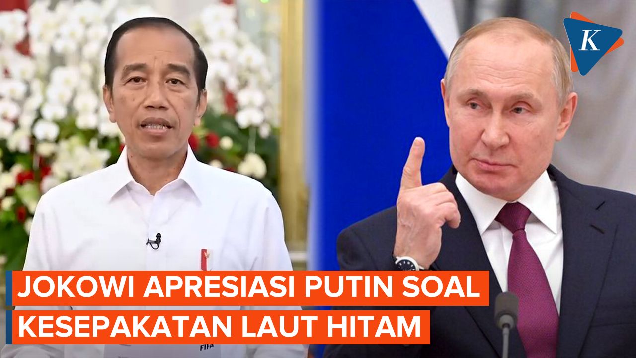 Jokowi Telepon Putin Bahas soal Kesepakatan Laut Hitam