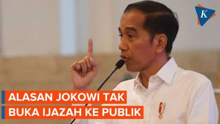 Alasan Jokowi Tak Perlihatkan Ijazah Asli