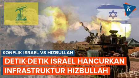 Detik-detik Israel Hancurkan Puluhan Infrastruktur Hizbullah di Lebanon Selatan