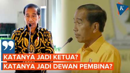 Tanggapan Jokowi soal Isu Jadi Kader Golkar