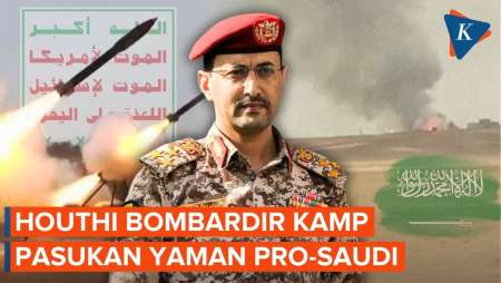 Rudal Balistik Houthi Hantam Kamp Pasukan Yaman Pro-Saudi, 30 Tewas