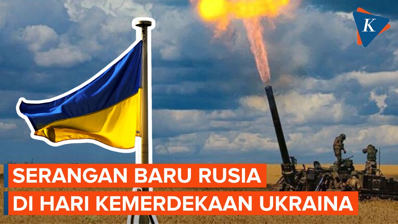 Rusia Serang Ukraina di Hari Kemerdekaan, Roket Hantam Kereta Penumpang, 22 Tewas