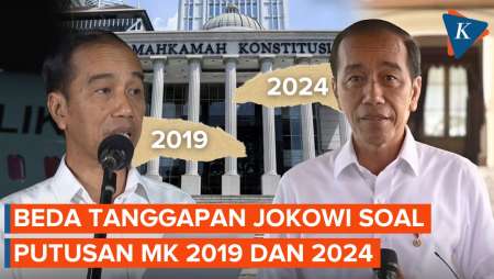 Beda Tanggapan Jokowi soal Putusan MK 2019 dan 2024