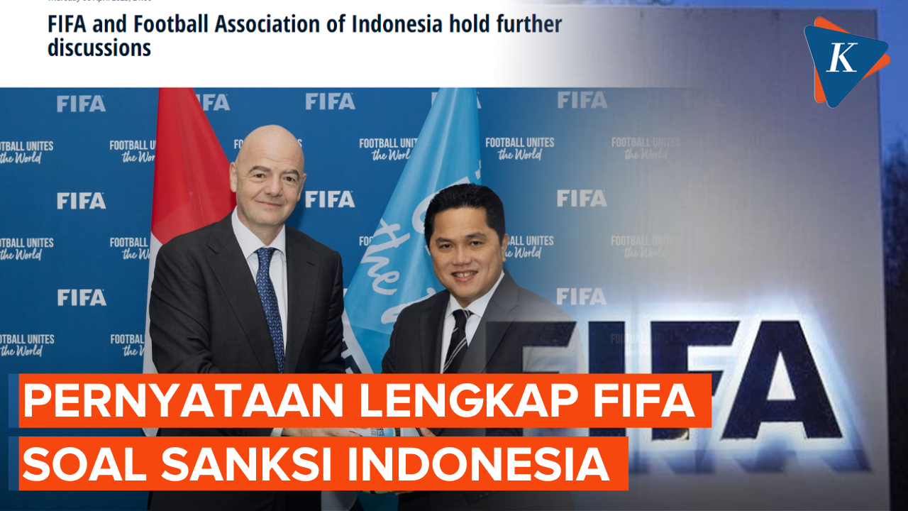 Pernyataan FIFA Setelah Indonesia Terhindar dari Sanksi Berat