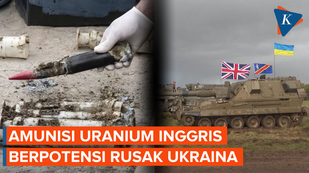 Kritik Rusia soal Rencana Inggris Kirim Amunisi Uranium ke Ukraina