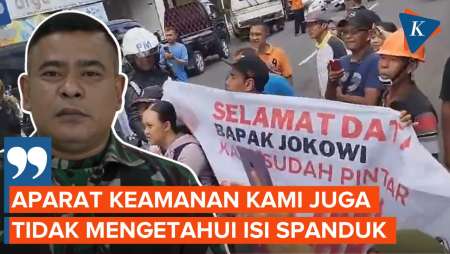 Penjelasan Komandan Kodim soal Amankan Spanduk Saat Kunjungan Jokowi di Gunungkidul