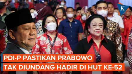 PDI-P Tak Undang Presiden Prabowo di HUT ke-52 Partai, Ini Alasannya