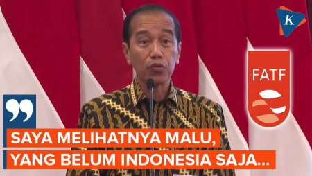 Jokowi Akui Sempat Malu Saat Indonesia Jadi Negara G20 yang Belum gabung FATF