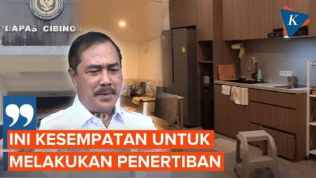 Sidak Lapas Cibinong, Menteri Imipas: Ini Kesempatan yang Baik untuk Melakukan Penertiban
