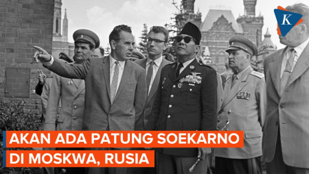 Sejarah Baru! Rusia Bangun Patung Soekarno di Negara Putin