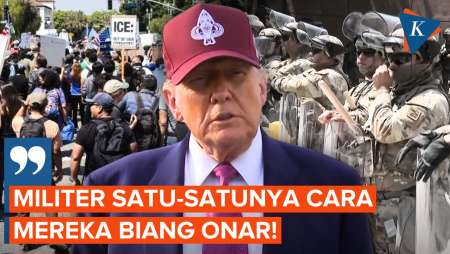 Kerusuhan LA: Trump Anggap Massa Biang Onar, Pede Militer Jalan Terbaik