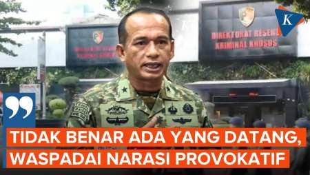 TNI Bantah Tentara Datangi Polda Metro Jaya