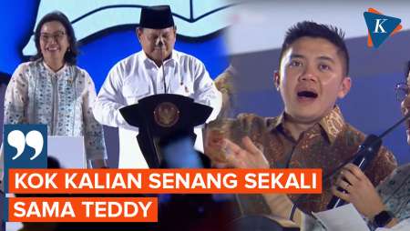 Momen Prabowo Bertanya-tanya Saat Guru Heboh dengan Mayor Teddy