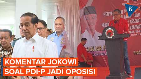 PDI-P Siap Jadi Oposisi Prabowo-Gibran, Ini Tanggapan Jokowi