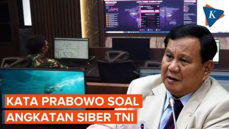 Wacana Pembentukan TNI Matra Siber, Prabowo Subianto: Ide Bagus