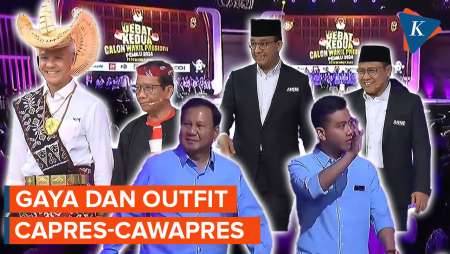 Masuk Arena Debat Cak Imin Sumringah, Gibran Tenang, dan Mahfud Salam 3 Jari