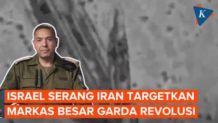 Israel Serang Iran Targetkan Markas Besar Garda Revolusi