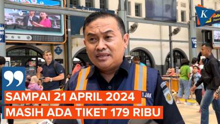 Tiket Kereta Mudik Lebaran Masih Sisa 179.171, Tersedia hingga 21 April 2024