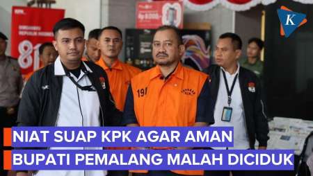 Bupati Pemalang Ketahuan Menyuap Pegawai KPK