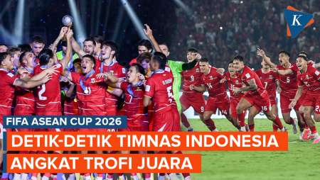 Indonesia Berpesta! Kevin Diks dkk Angkat Trofi ASEAN Cup 2026 di Hadapan Suporter Garuda