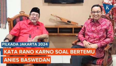 Soal Bertemu dengan Anies, Rano Karno: Hanya Masalah Waktu Saja