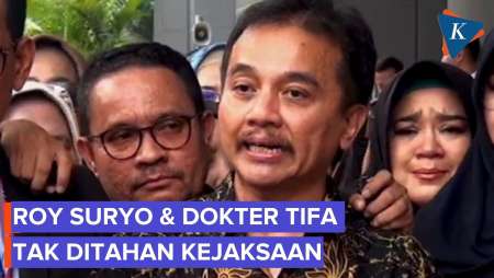 Roy Suryo dan Dokter Tifa Tak Ditahan Kejaksaan, Langsung Disambut Riuh Pendukung