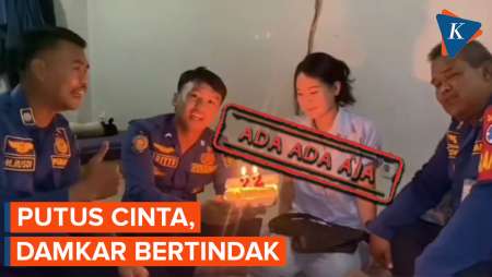 Putus Cinta Saat Ultah, Perempuan di Bogor Tiup Lilin Ditemani Damkar