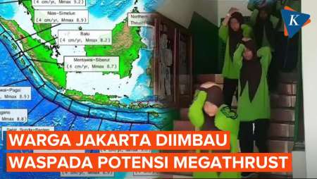 BPBD Imbau Warga Jakarta Waspada Gempa Megathrust