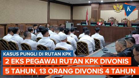 2 Eks Pegawai Rutan KPK Divonis 5 Tahun Penjara Terkait Pungli, 13 Orang Divonis 4 Tahun Penjara