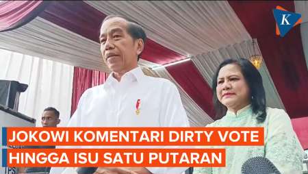 Usai Nyoblos, Jokowi Komentar soal Dirty Vote, Satu Putaran, dan Kecurangan Pemilu