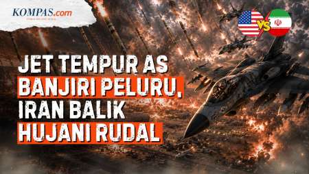 Adu Jet Tempur AS Vs Rudal Iran, Tensi Panas di Timur Tengah