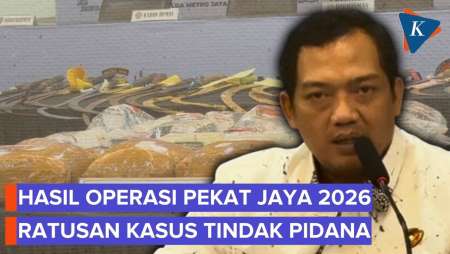 Operasi Pekat Jaya 2026 Digelar, Ratusan Pidana Terungkap