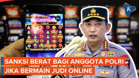 Kapolri Akan Beri Sanksi Berat ke Anggota Polri yang Main Judol