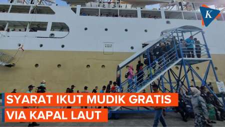 Mau Mudik Gratis Naik Kapal? Ini Syarat dan Caranya